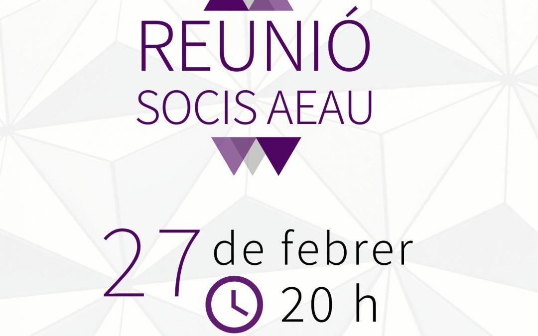 27 de febrer · REUNIÓ SOCIS
